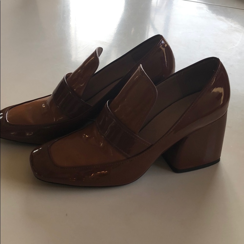 Orange Zara heels.